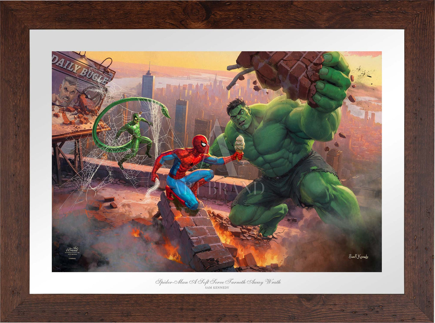 Spider-Man A Soft Serve Turneth Away Wrath - Limited Edition Paper