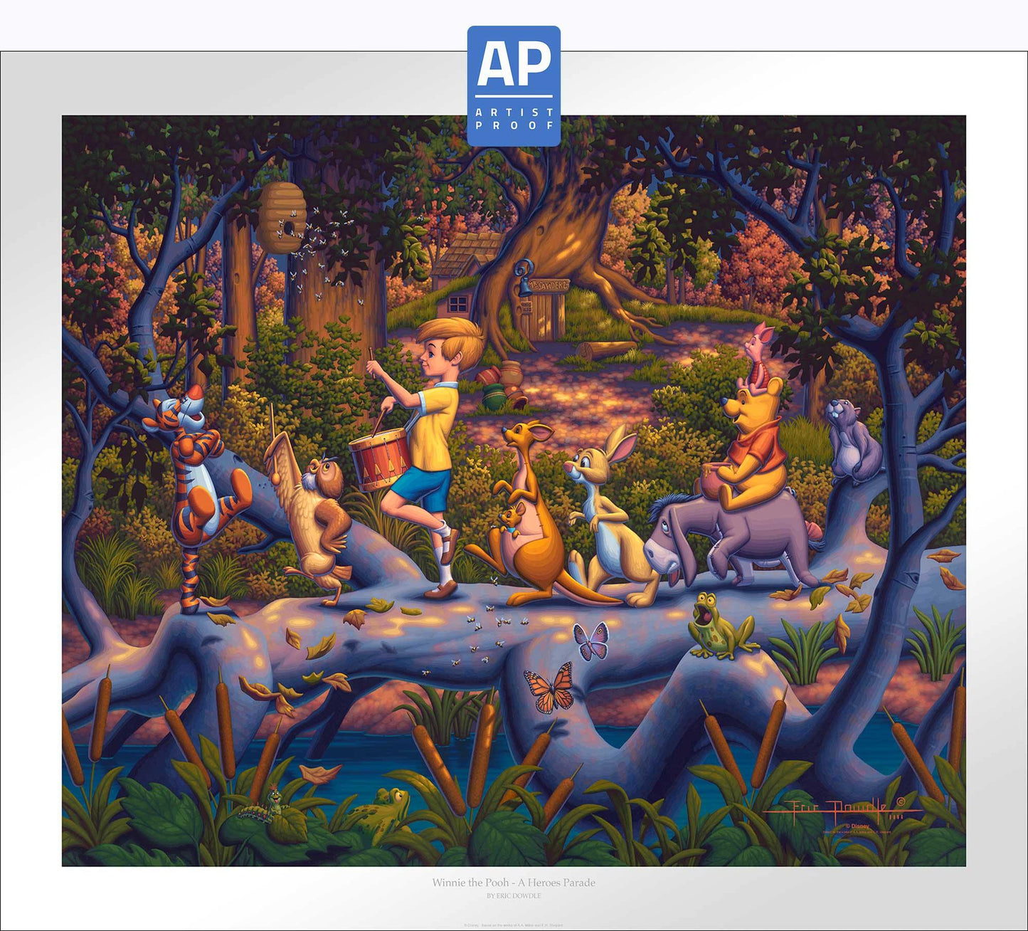Winnie the Pooh - A Heroes Parade - Limited Edition Paper (AP - Artist Proof)