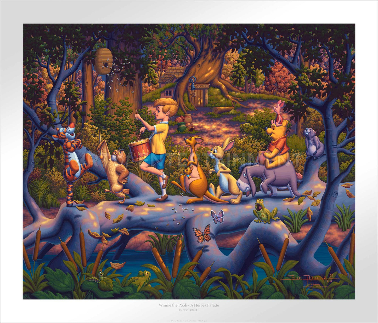 Winnie the Pooh - A Heroes Parade - Limited Edition Paper (SN - Standard Numbered)