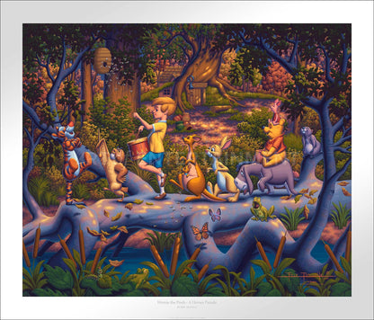 Winnie the Pooh - A Heroes Parade - Limited Edition Paper (SN - Standard Numbered)