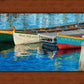 Row, Row, Row—Boats - Personalized Framed Canvas