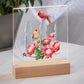 Picket Fence—Cardinals - Acrylic Night Light