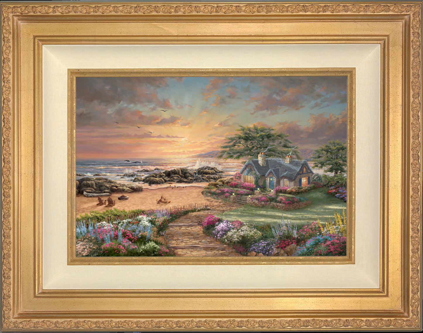 Seaside Cottage - Limited Edition Canvas