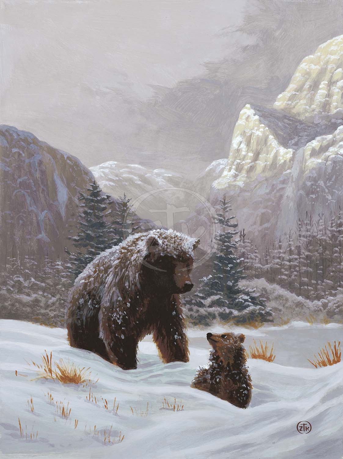 Snow Day - Limited Edition Canvas