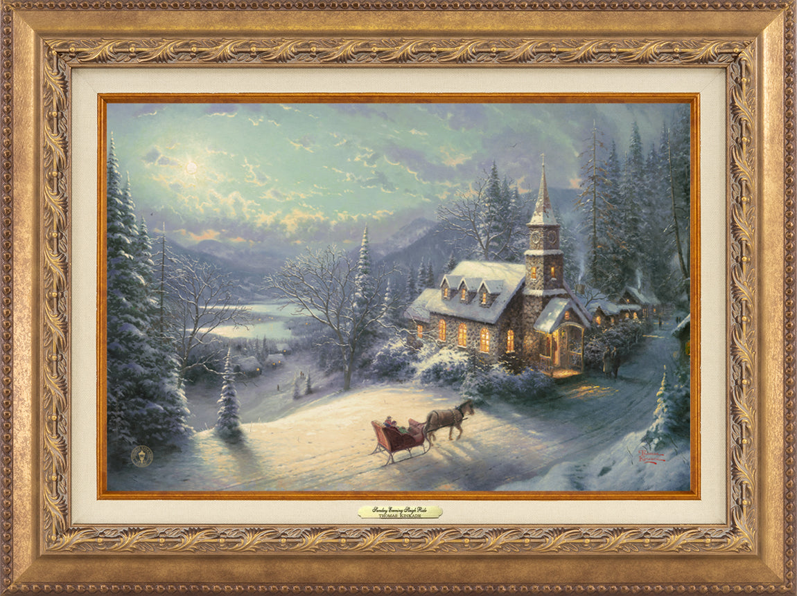 Sunday Evening Sleigh Ride - Canvas Classics