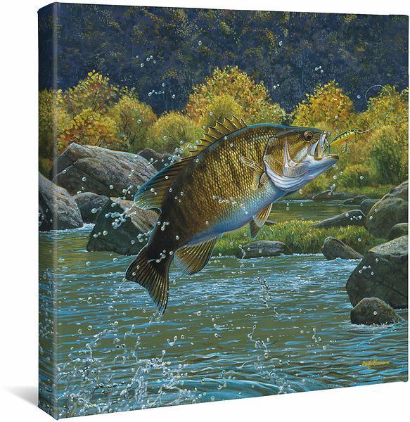 Painting of a fish in the sea