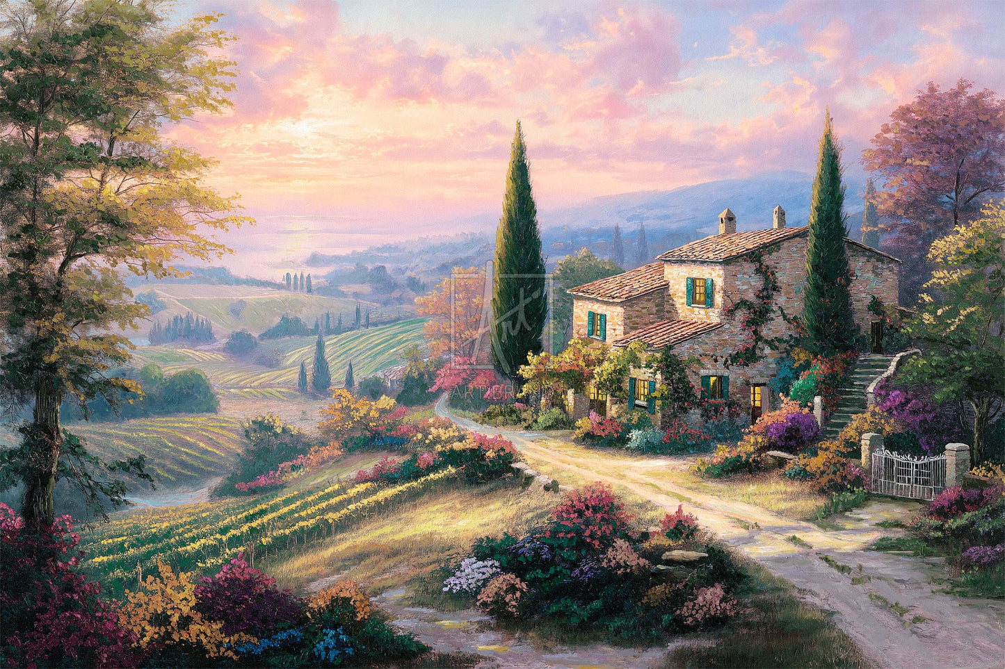 Tuscan Harvest Home - Limited Edition Canvas