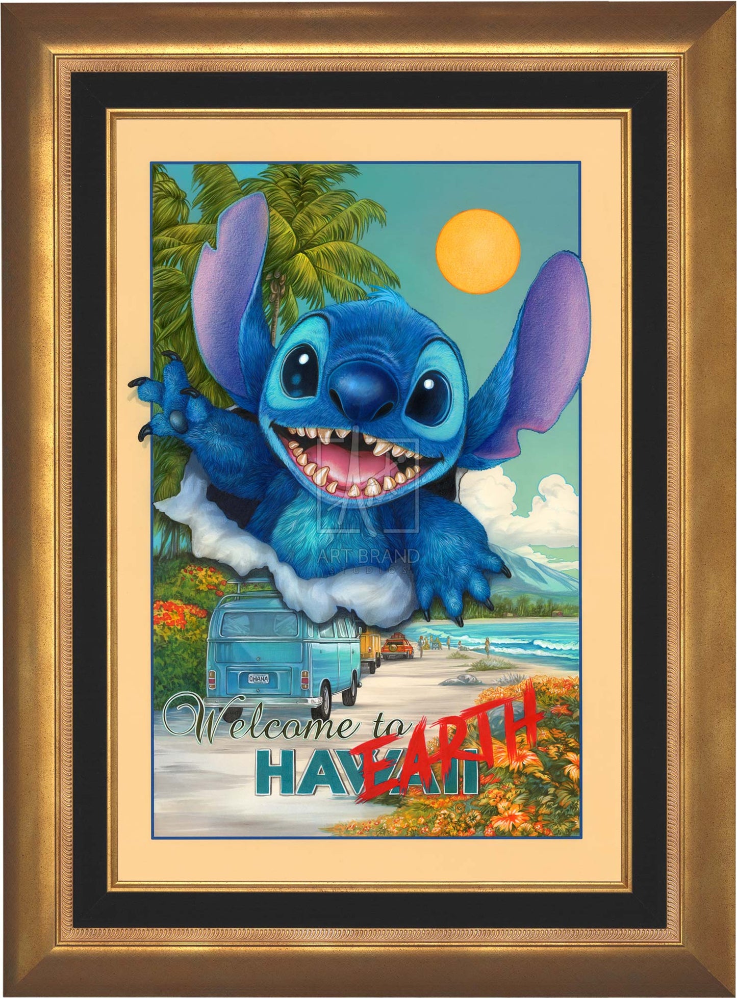 Disney's Stitch - Welcome to Planet Earth - Limited Edition Canvas