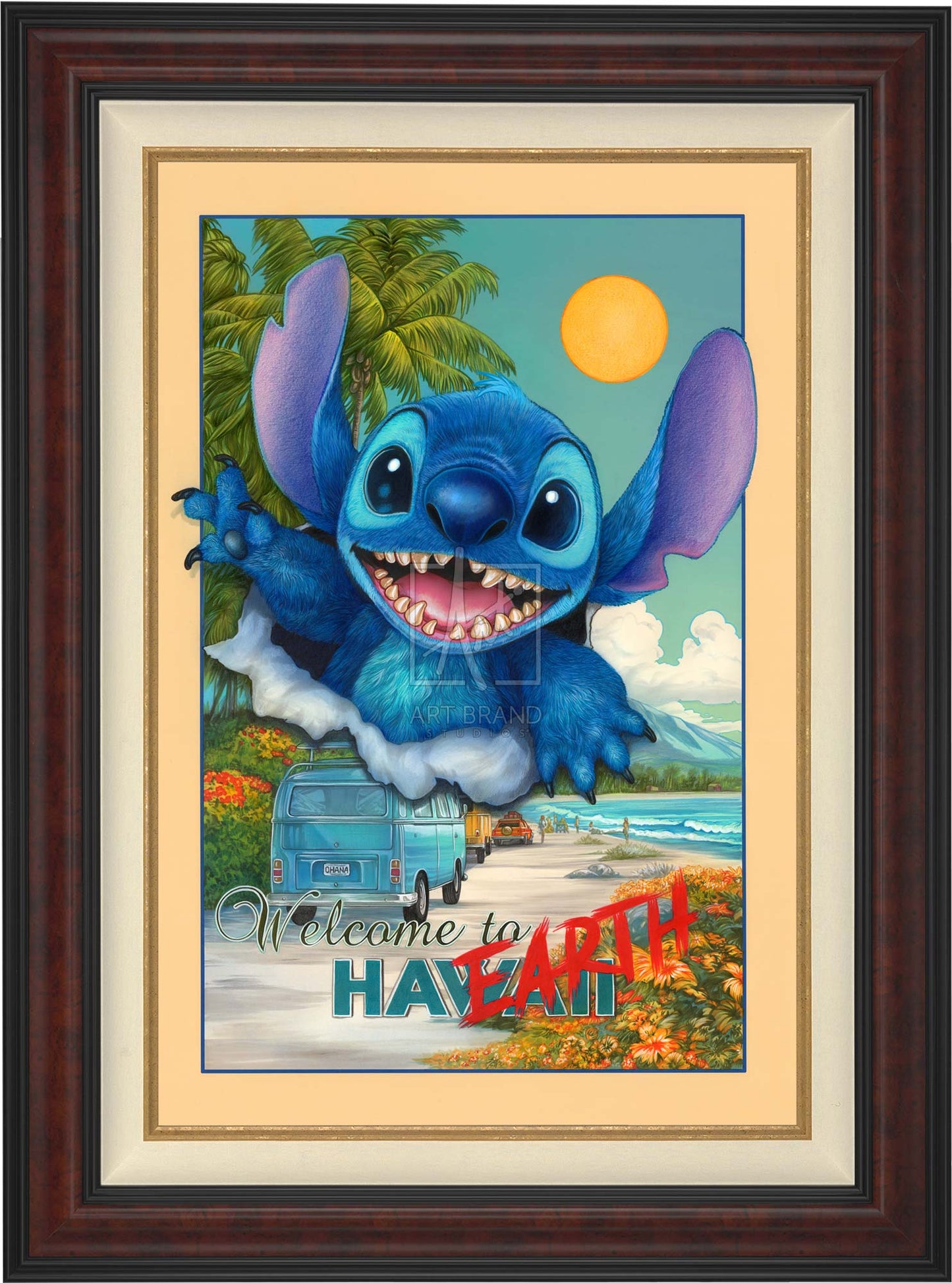 Disney's Stitch - Welcome to Planet Earth - Limited Edition Canvas