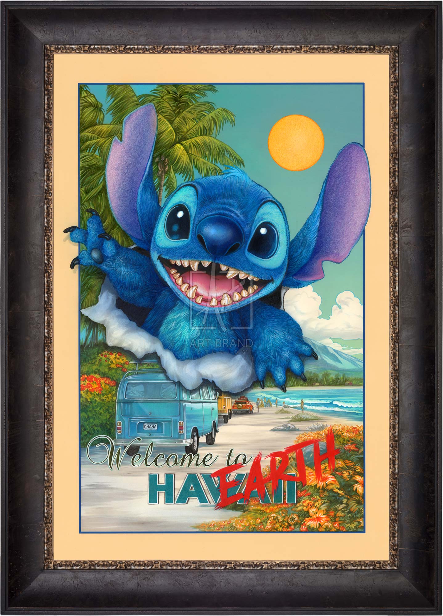 Disney's Stitch - Welcome to Planet Earth - Limited Edition Canvas