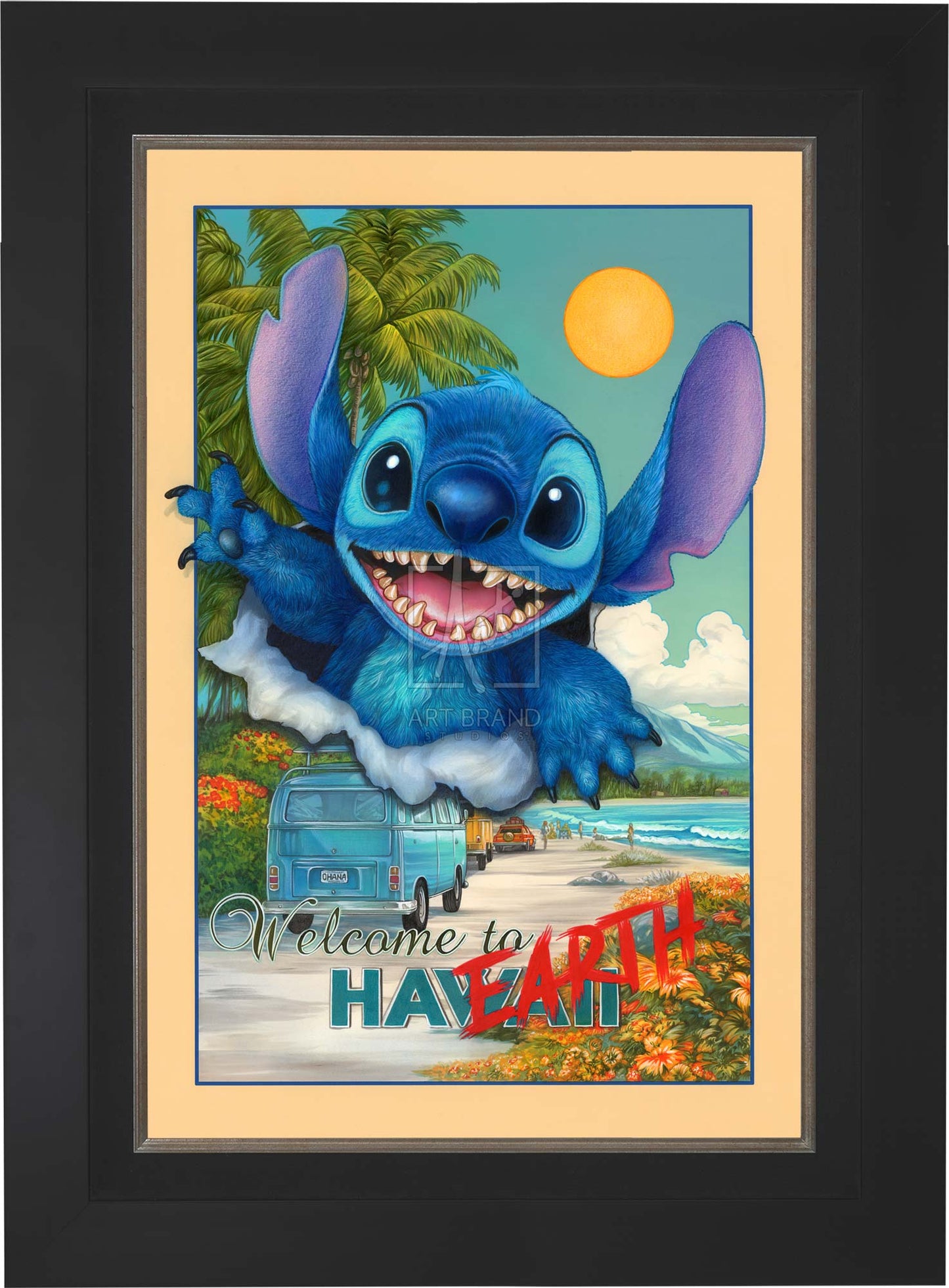 Disney's Stitch - Welcome to Planet Earth - Limited Edition Canvas