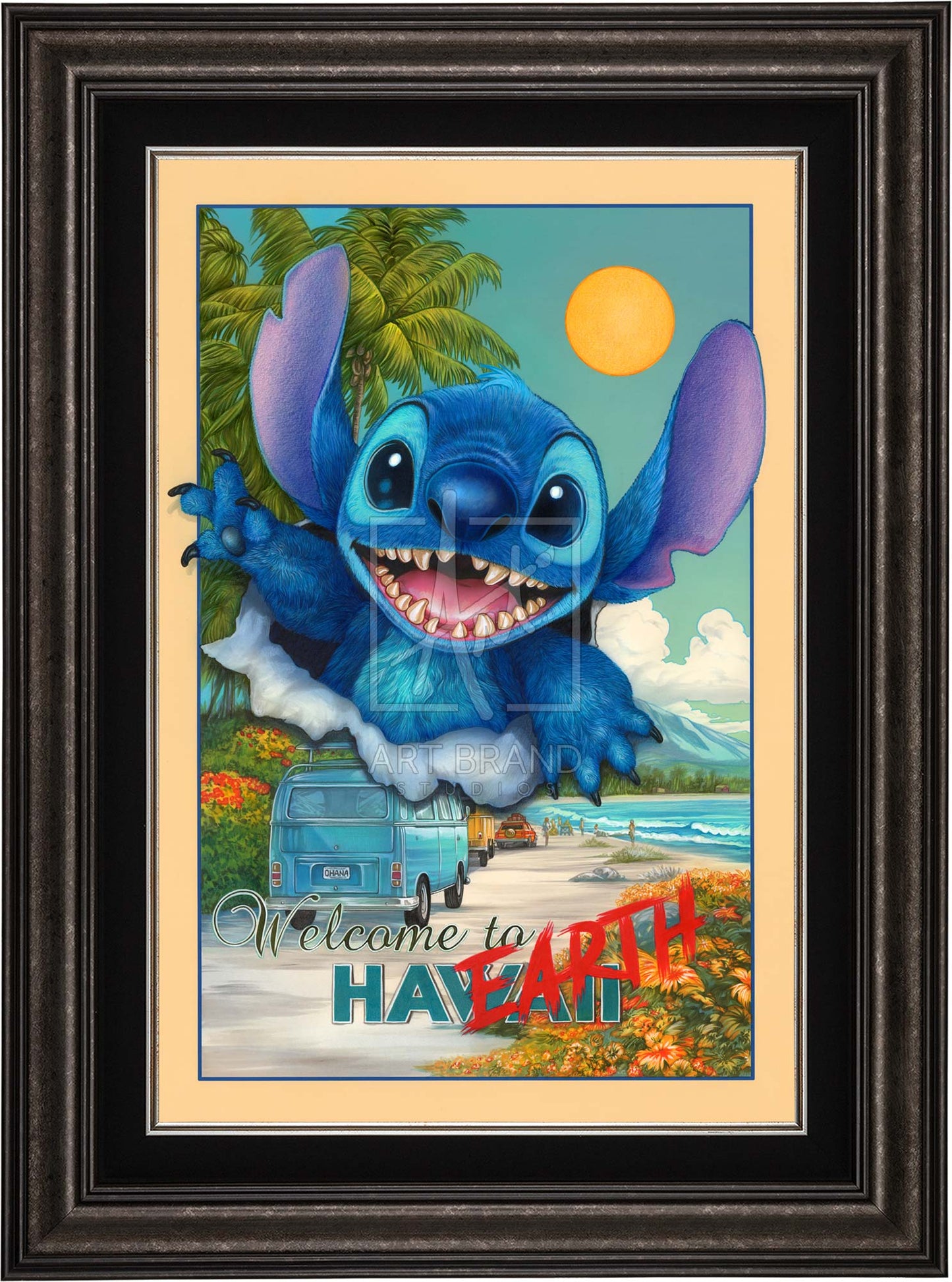 Disney's Stitch - Welcome to Planet Earth - Limited Edition Canvas