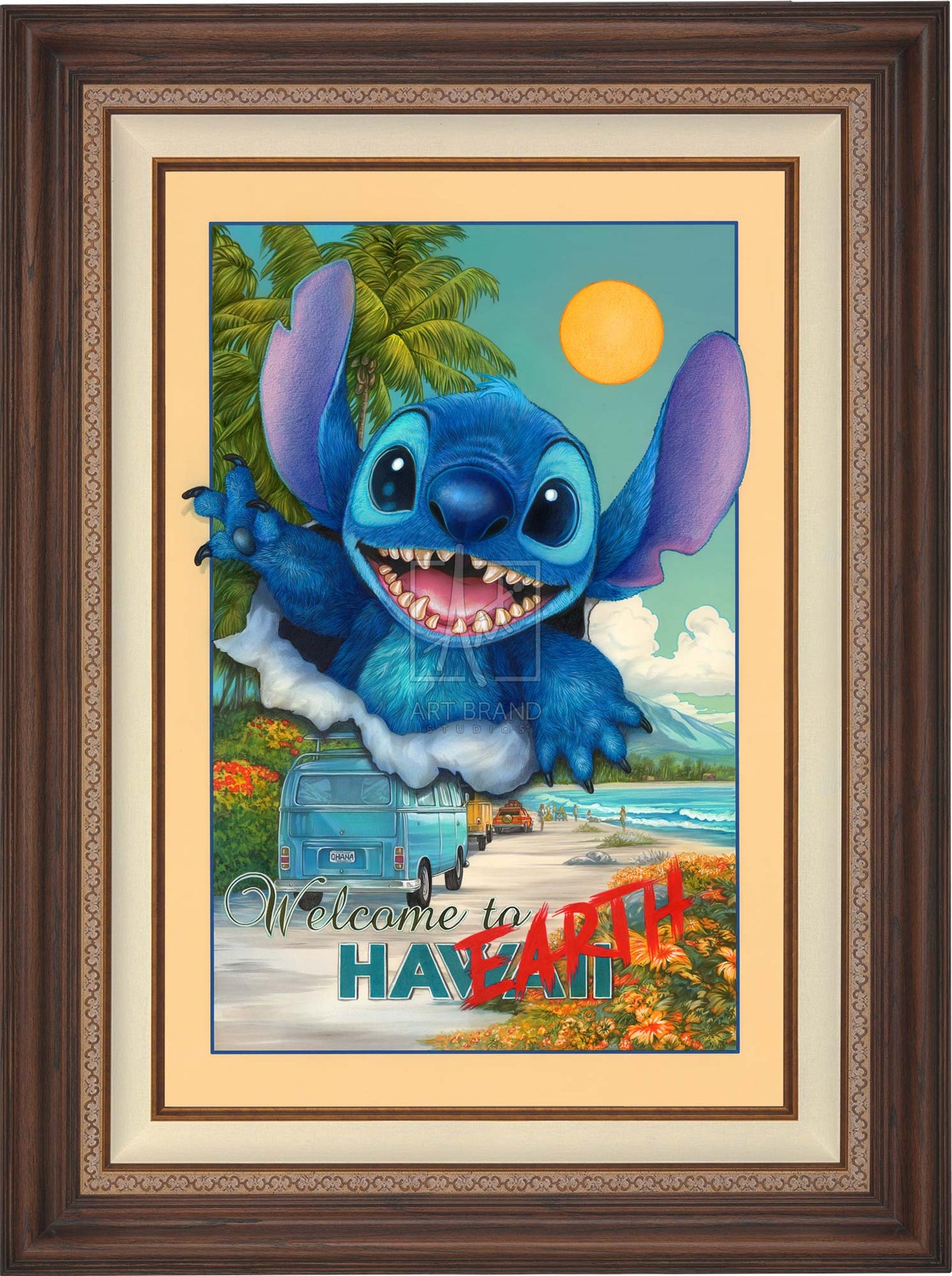 Disney's Stitch - Welcome to Planet Earth - Limited Edition Canvas