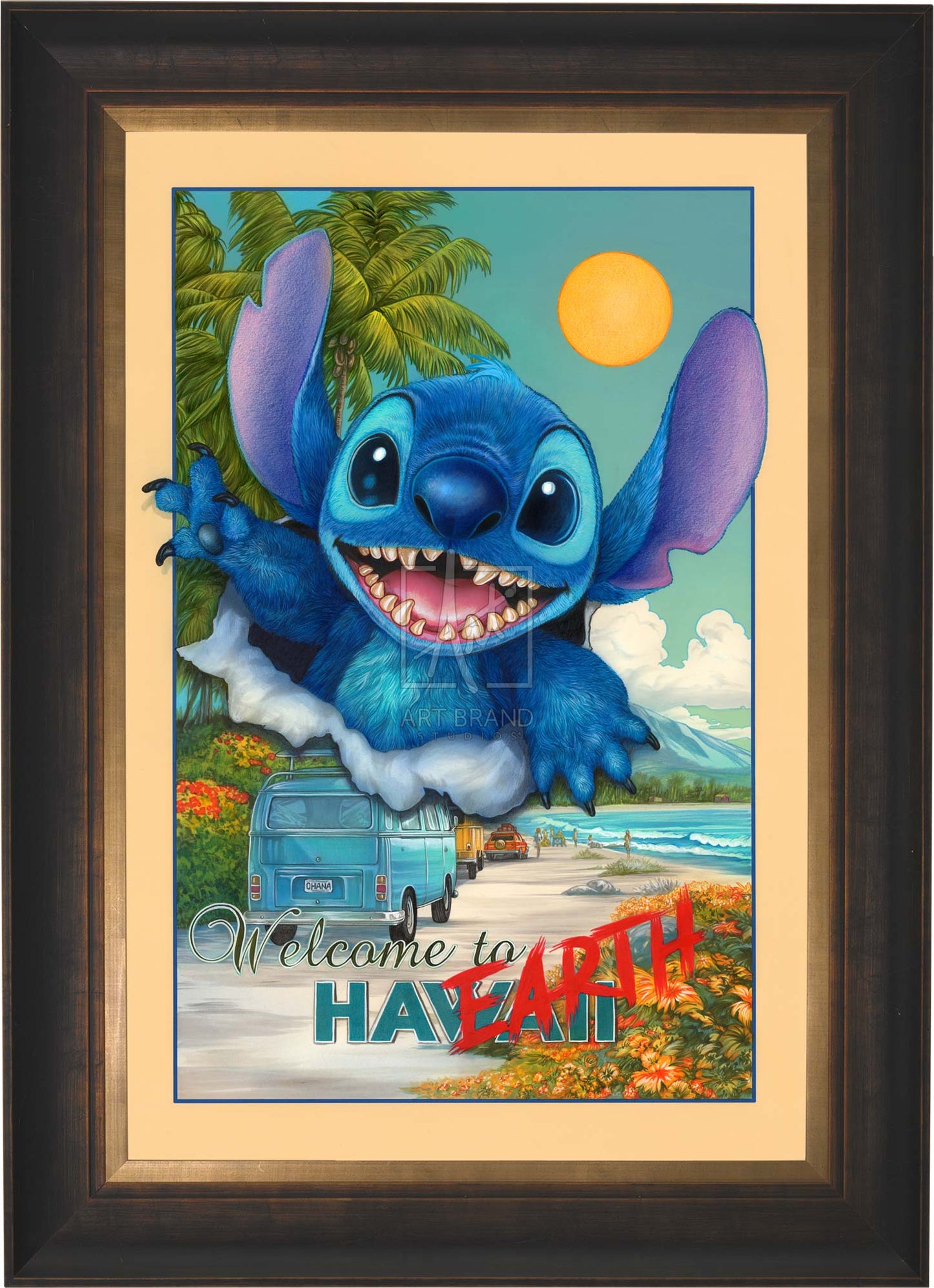 Disney's Stitch - Welcome to Planet Earth - Limited Edition Canvas