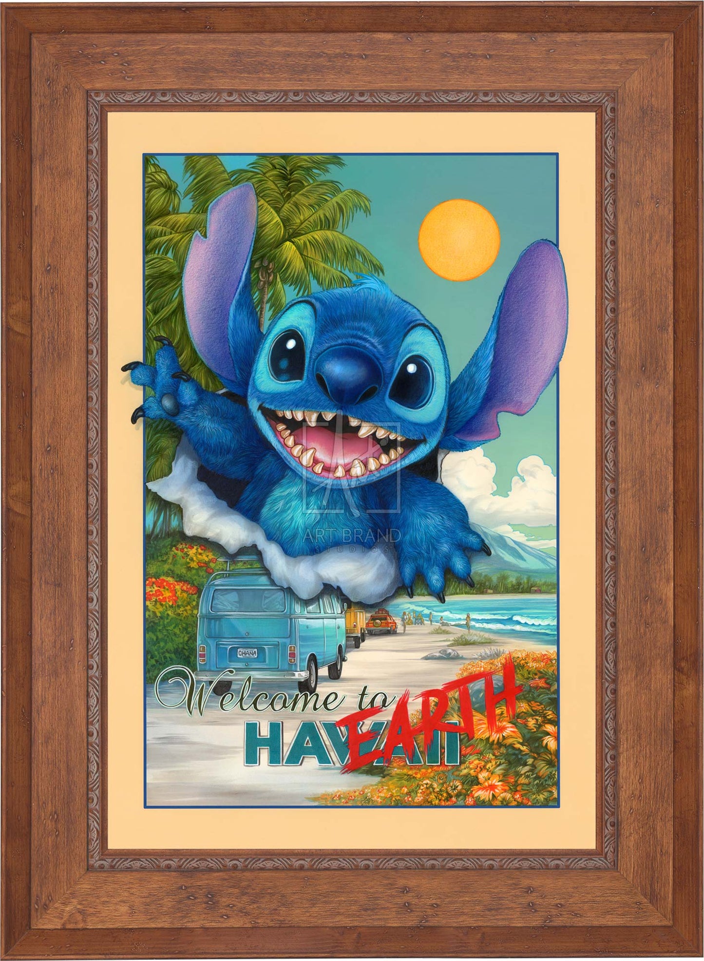 Disney's Stitch - Welcome to Planet Earth - Limited Edition Canvas