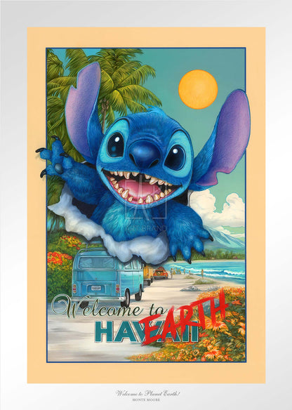 Disney's Stitch - Welcome to Planet Earth - Limited Edition Paper