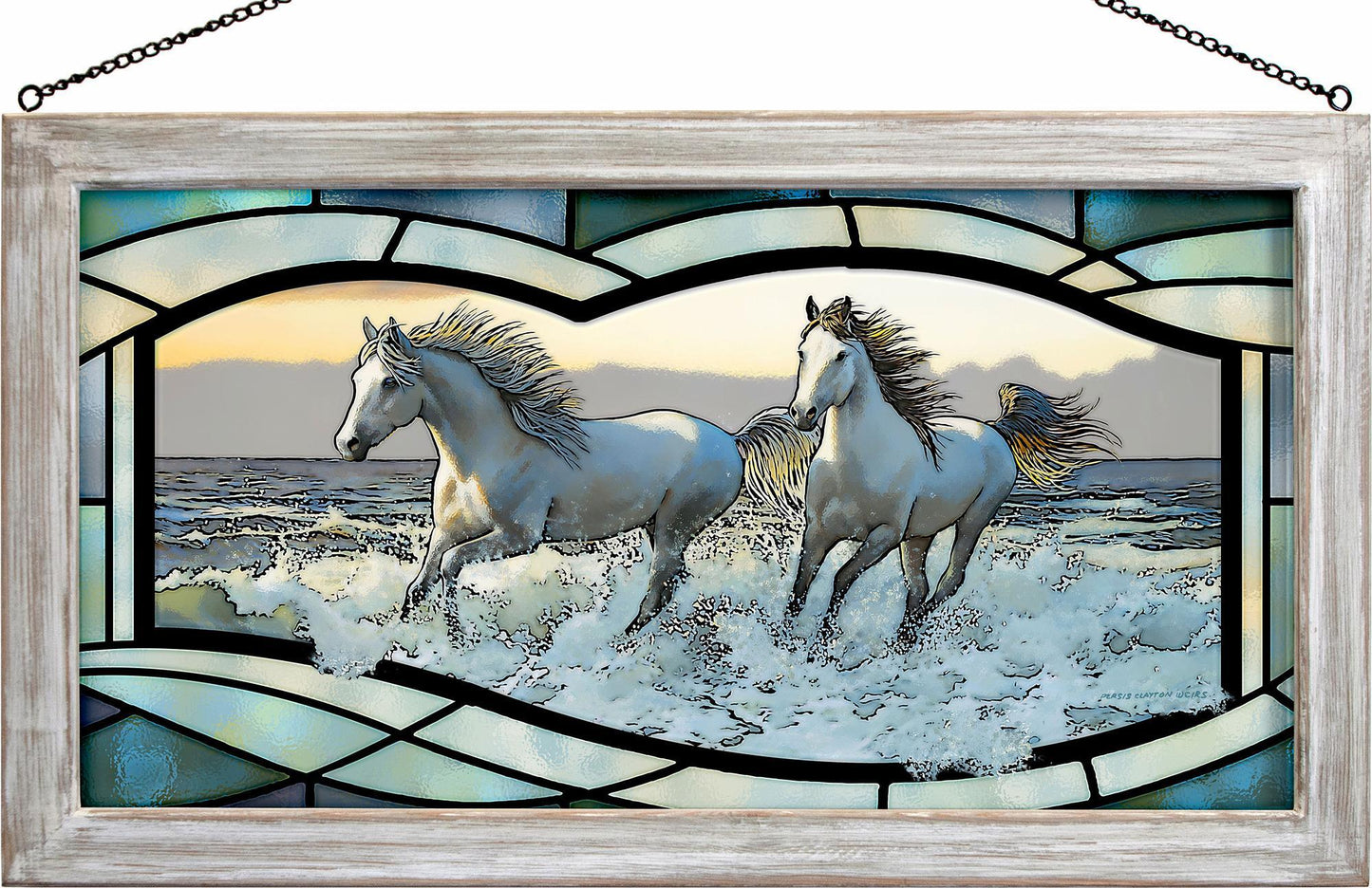 Wild Hearts - Stained Glass Art