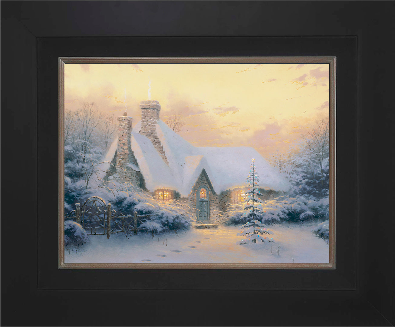 Christmas Tree Cottage - Limited Edition Canvas