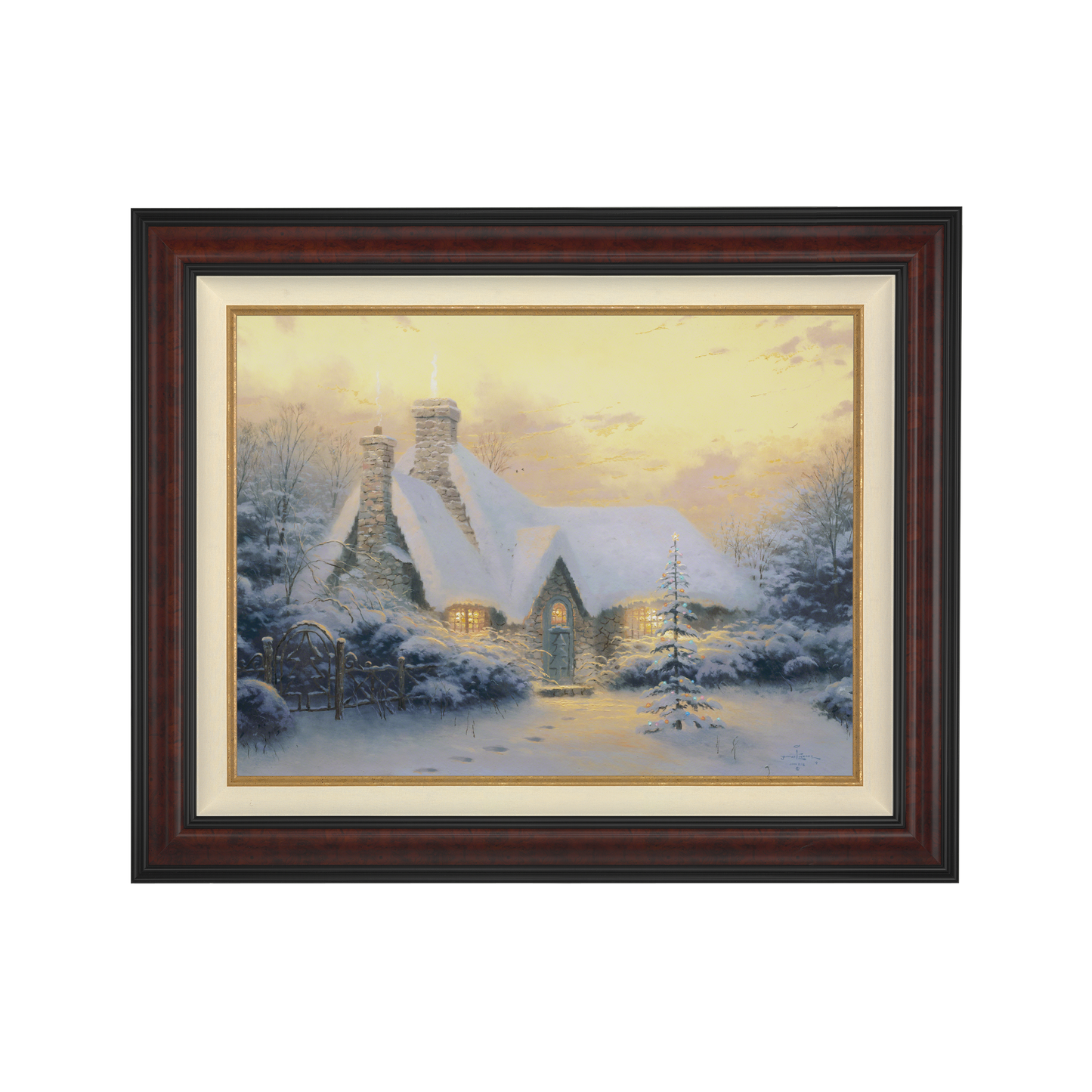 Christmas Tree Cottage - Limited Edition Canvas
