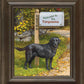 Life's a Ball—Black Lab Personalized Framed Canvas - Wild Wings