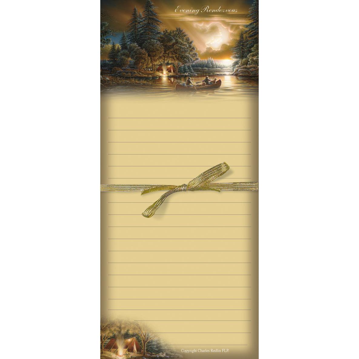 Evening Rendezvous Magnetic Note Pad - Wild Wings