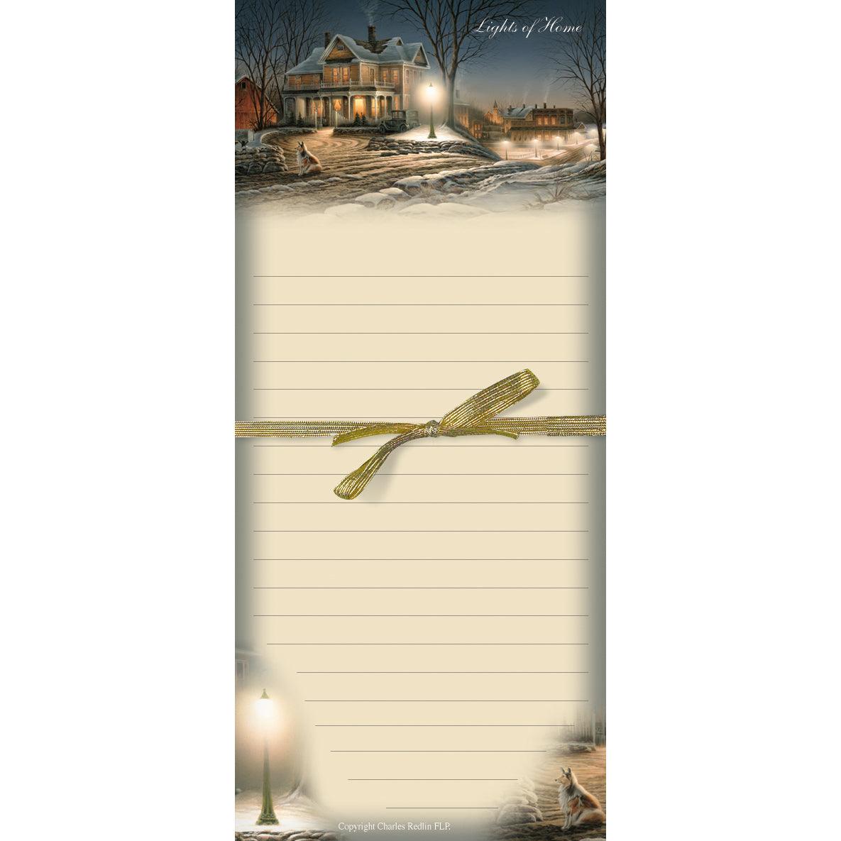 Lights of Home Magnetic Note Pad - Wild Wings