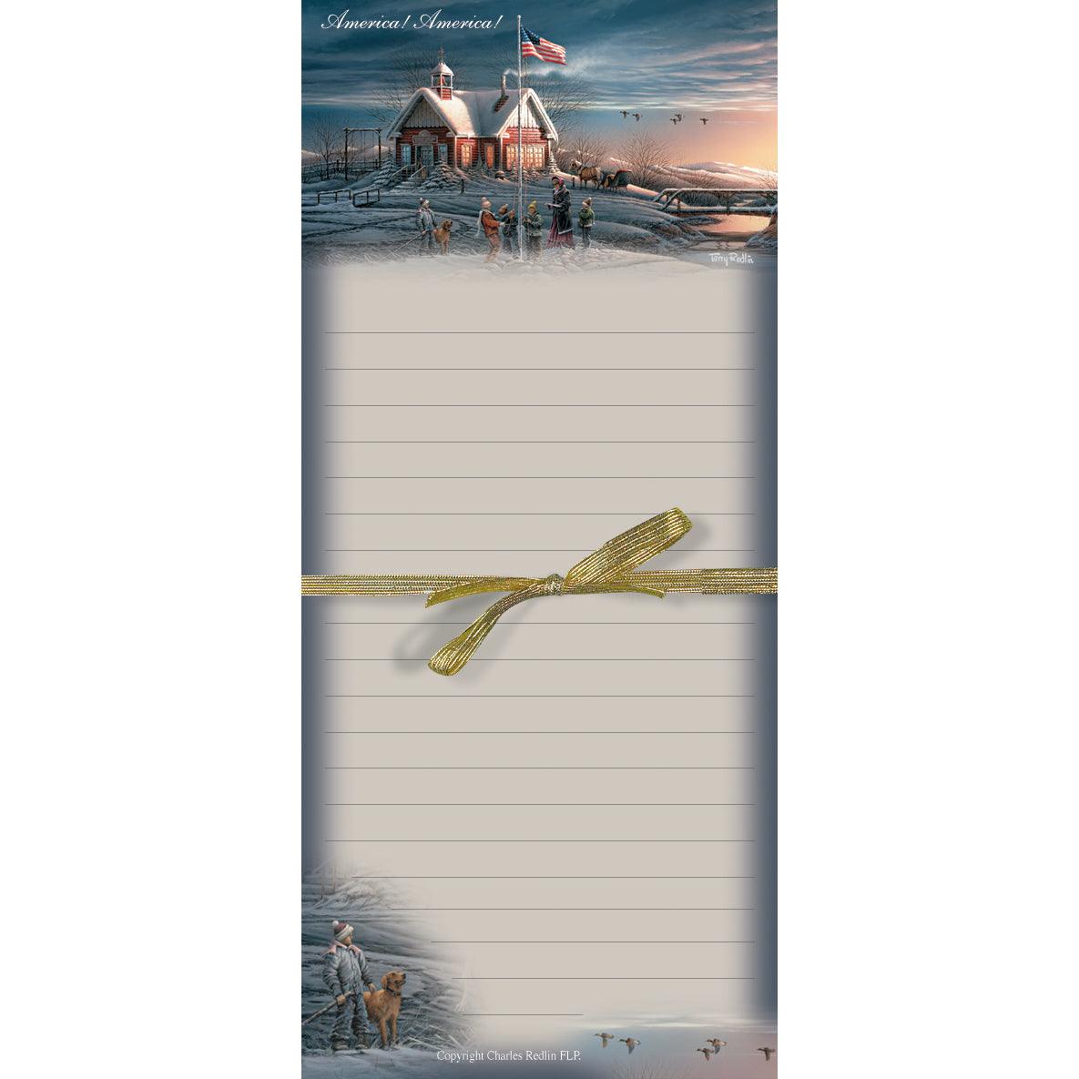 America! America! Magnetic Note Pad - Wild Wings