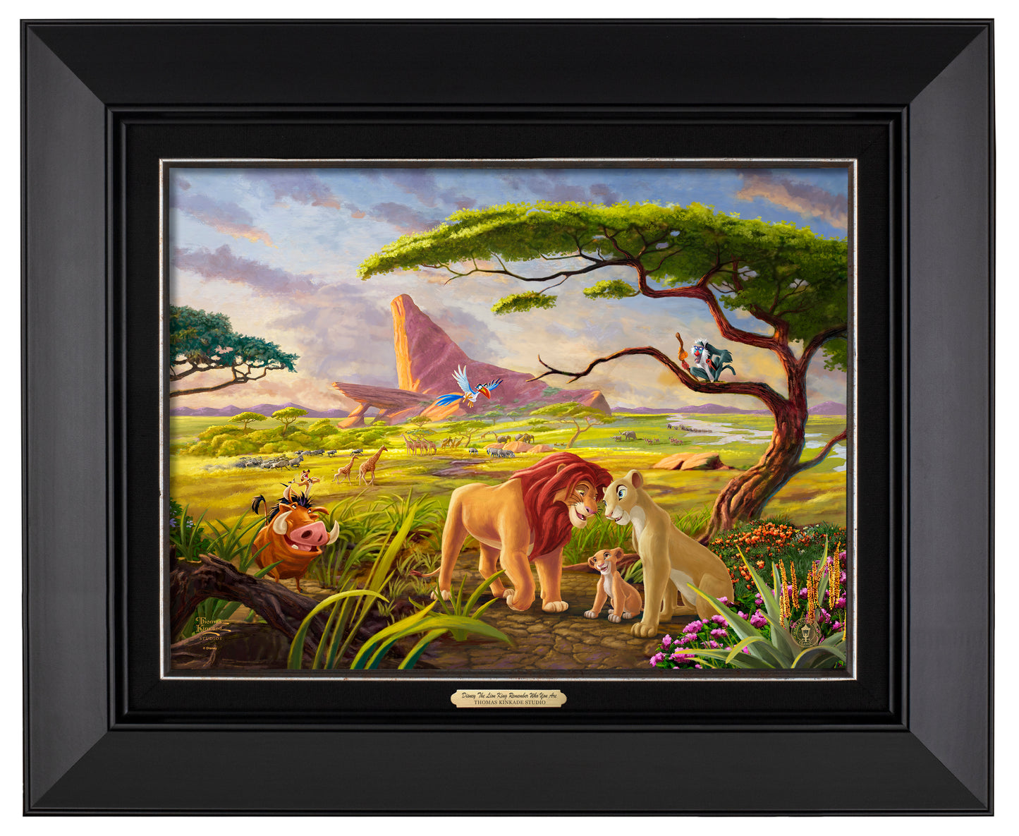 CLF_Disney_LionKingRememberWhoYouAre_153369_12x16_Framed_Black.jpg
