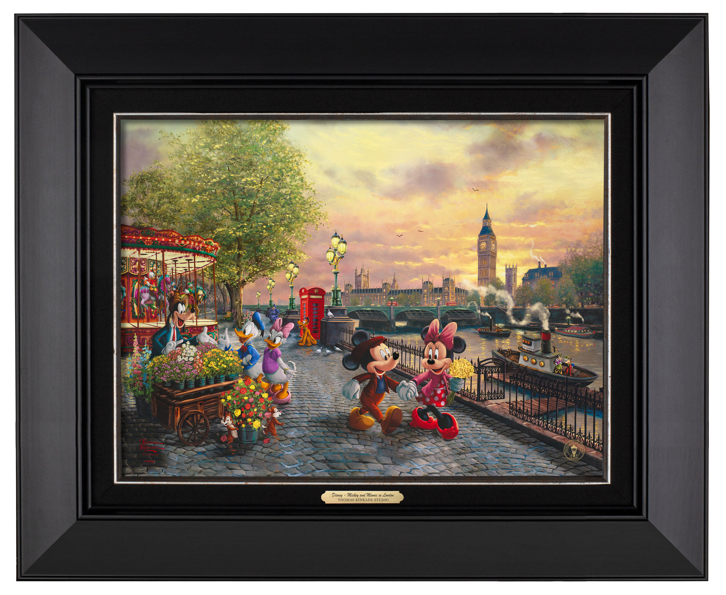 CLF_Disney_MickeyAndMinnieInLondon_151750_12x16_Framed_Black.jpg