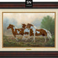 Misty Morning—Pintos; Standard Numbered Edition (SN) Master Artisan Canvas - Wild Wings