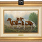 Misty Morning—Pintos; Standard Numbered Edition (SN) Master Artisan Canvas - Wild Wings