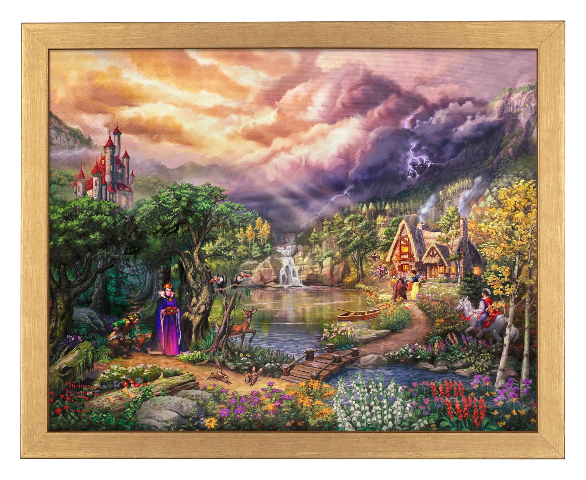 FRA_Disney_TheEvilQueen_151778_11x14_Framed_Gold.jpg