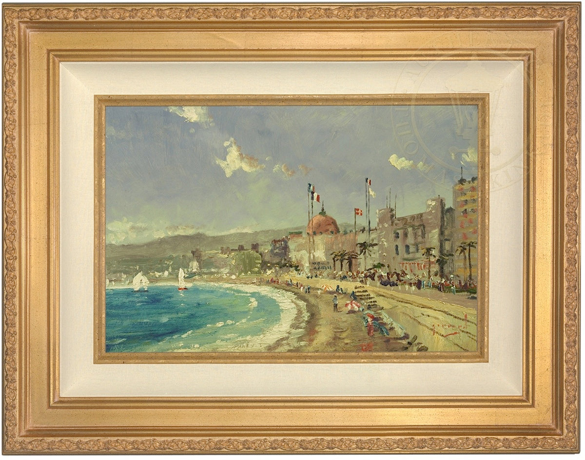 The Beach at Nice - Limited Edition Canvas