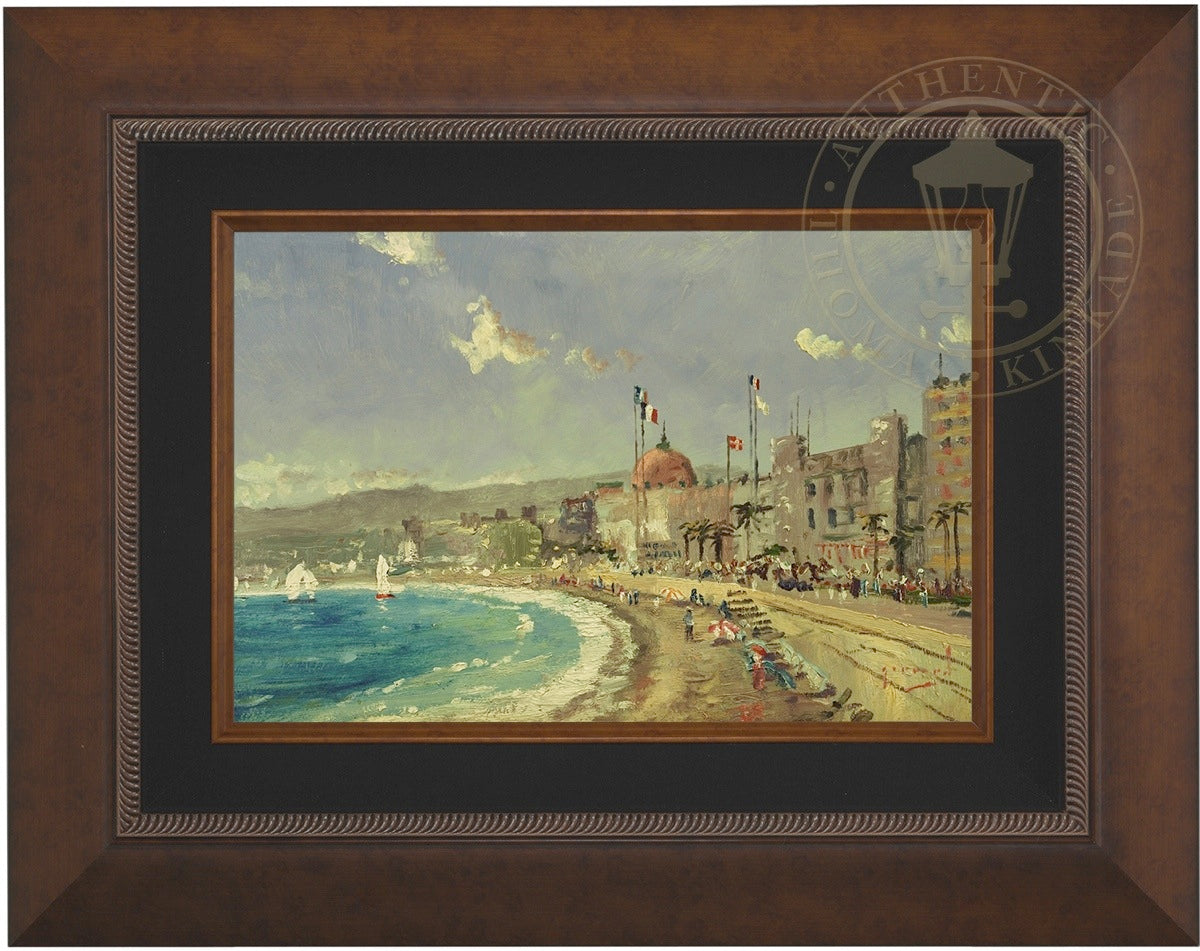 The Beach at Nice - Limited Edition Canvas