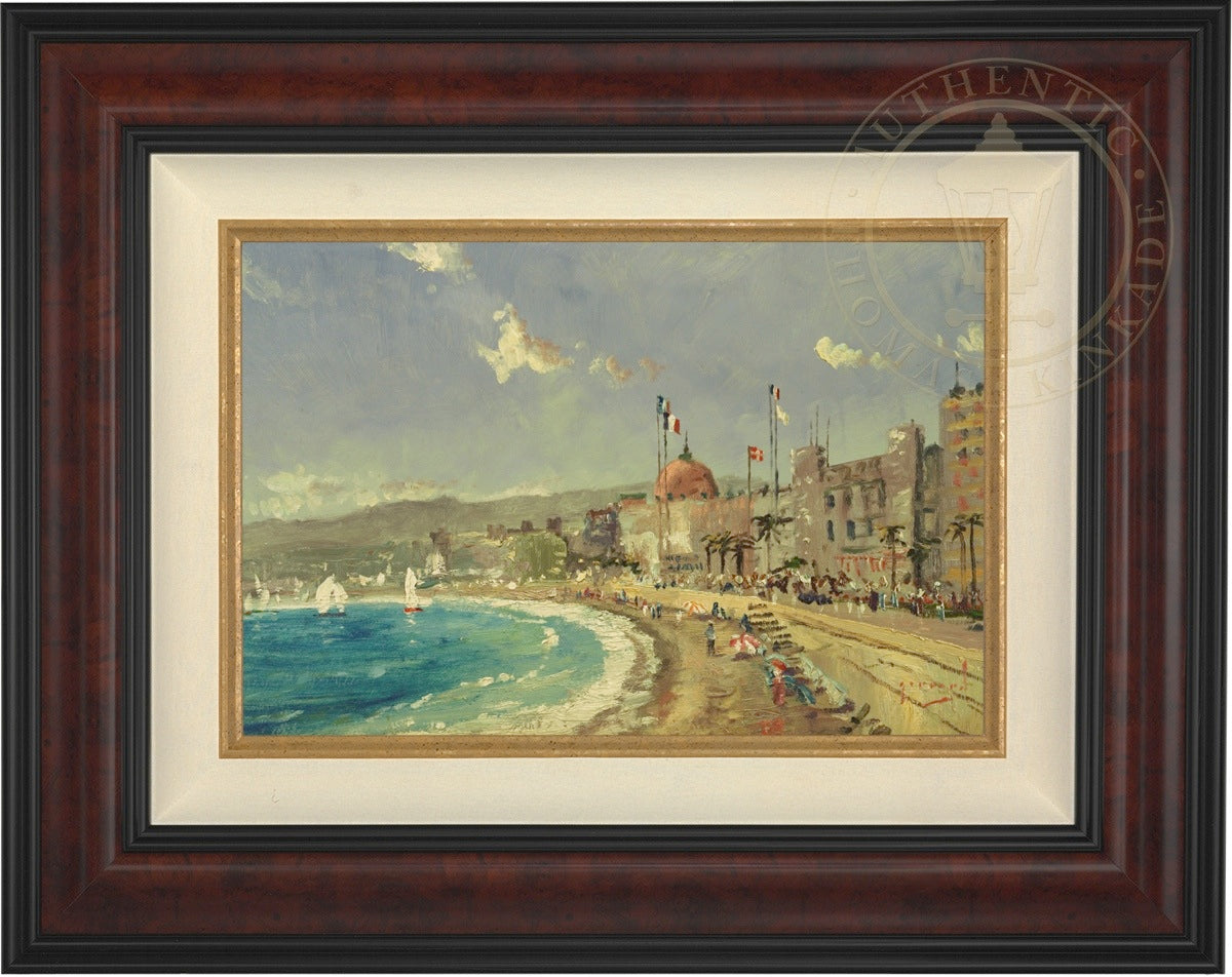 The Beach at Nice - Limited Edition Canvas