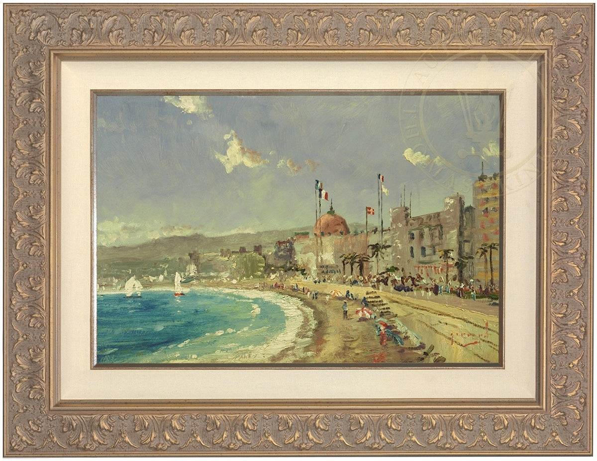 The Beach at Nice - Limited Edition Canvas