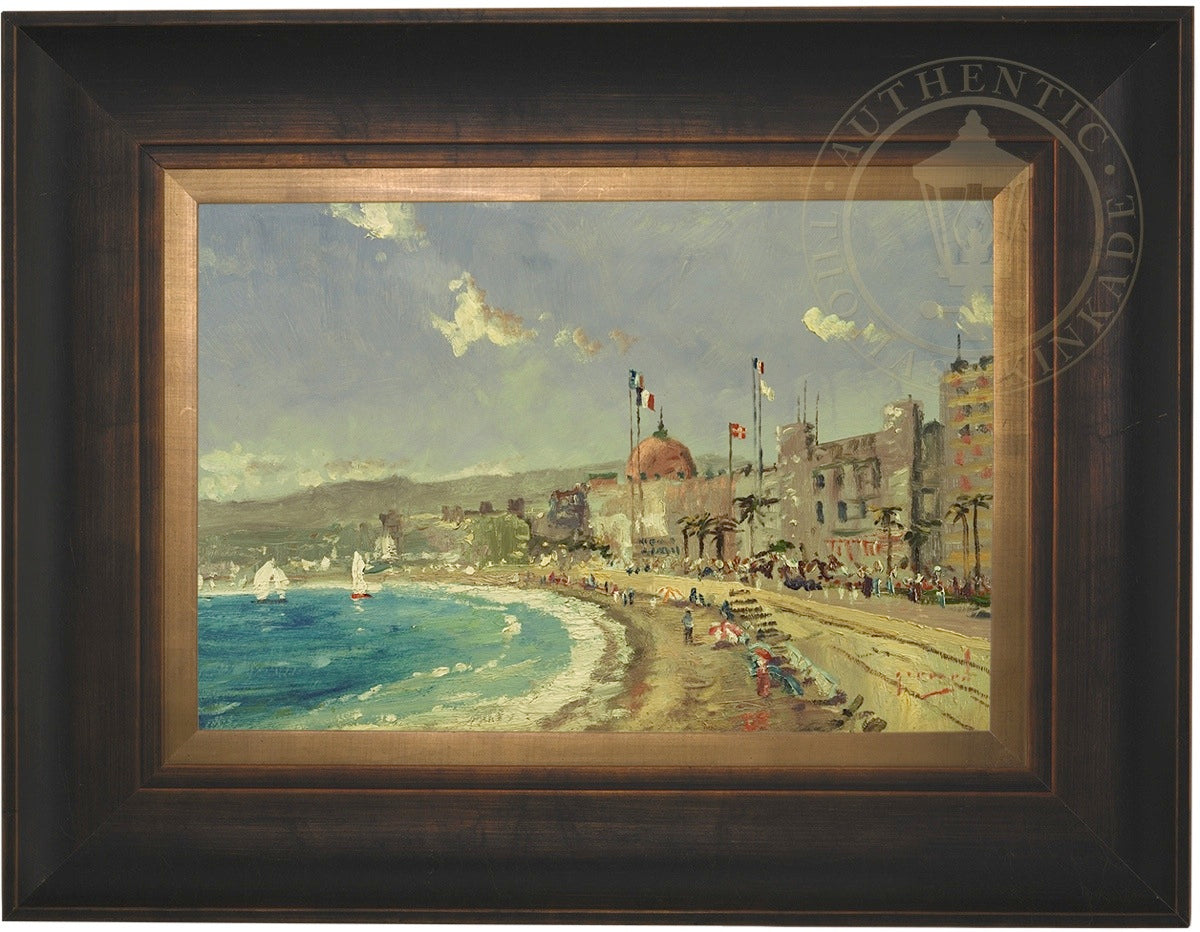 The Beach at Nice - Limited Edition Canvas