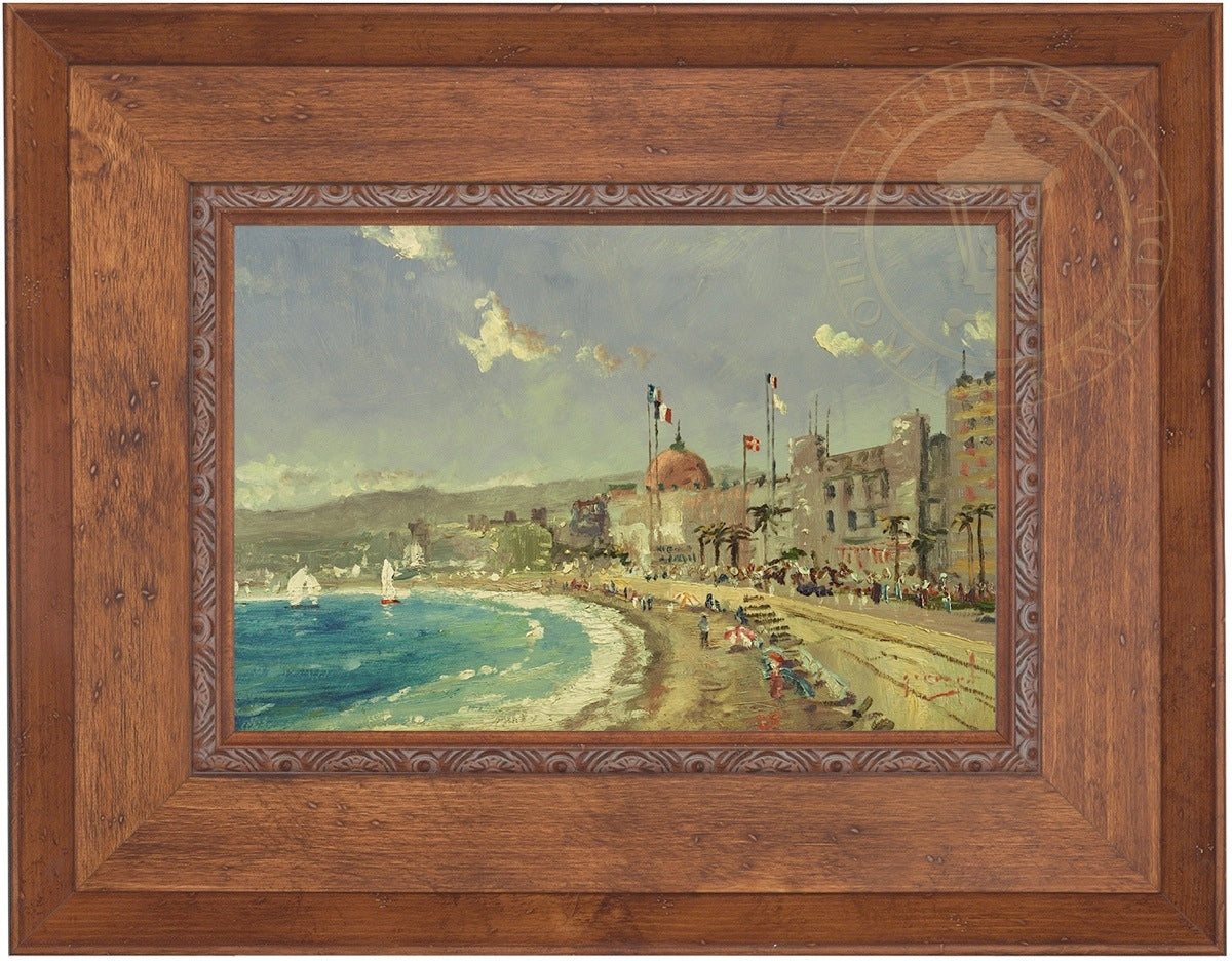 The Beach at Nice - Limited Edition Canvas