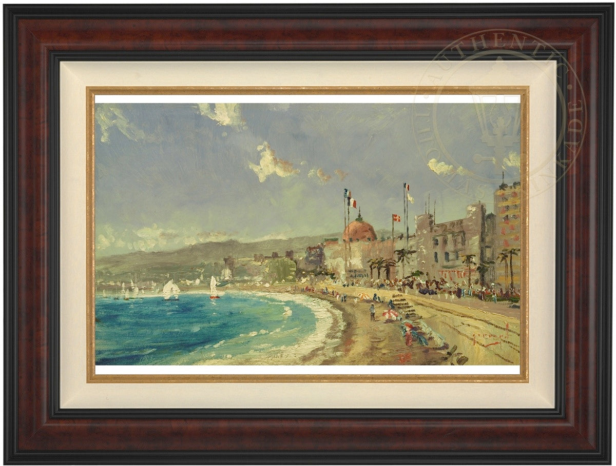 The Beach at Nice - Limited Edition Canvas