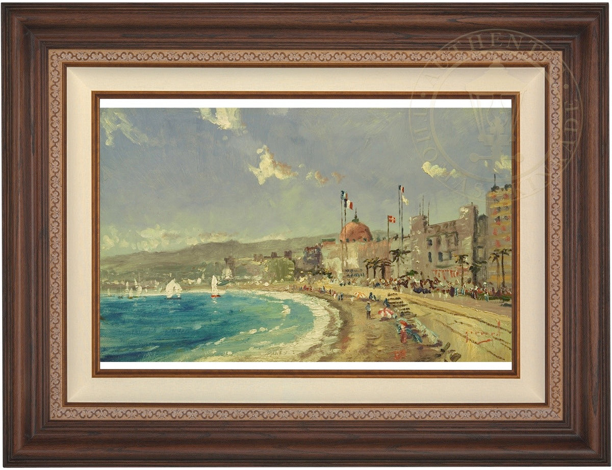 The Beach at Nice - Limited Edition Canvas