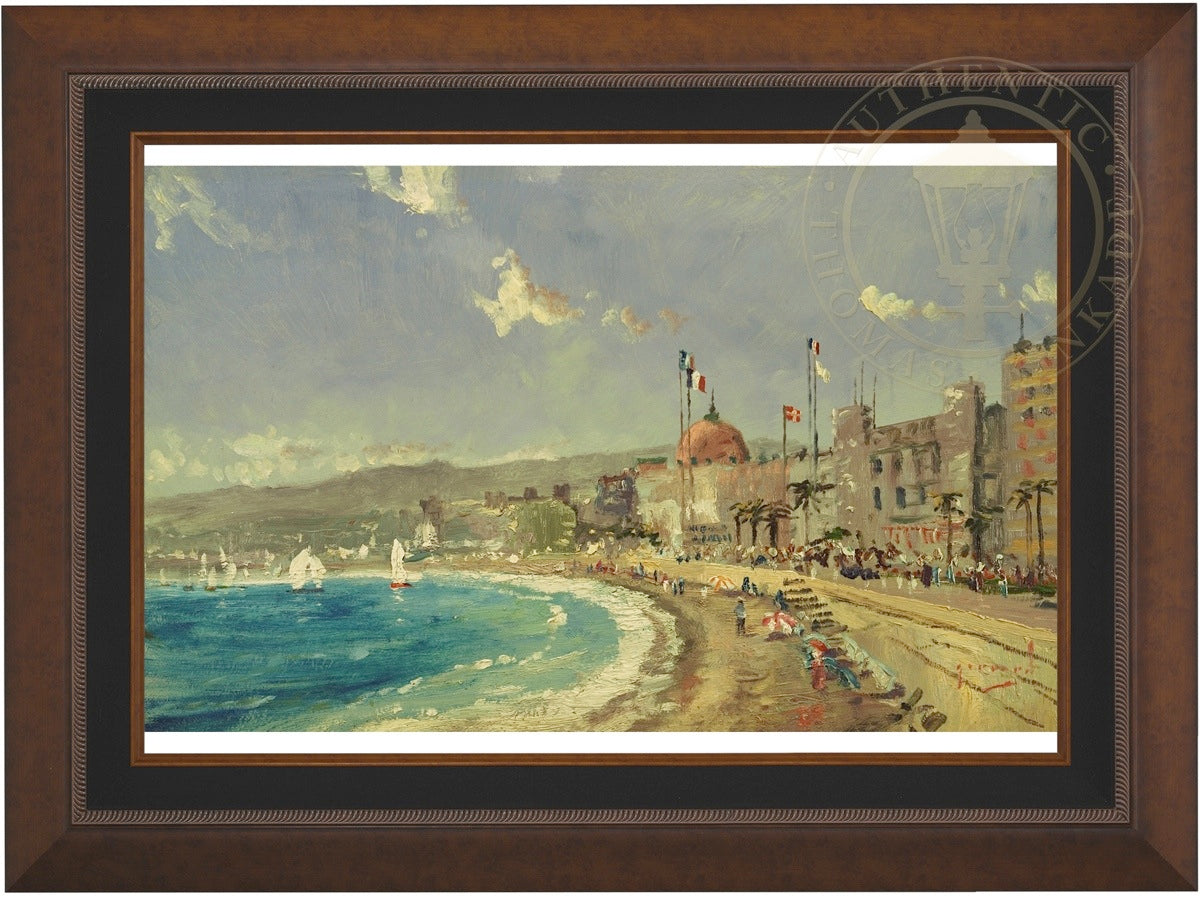 The Beach at Nice - Limited Edition Canvas