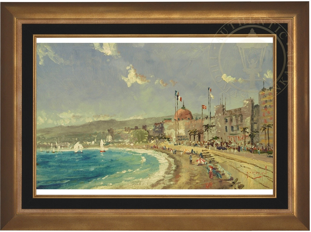 The Beach at Nice - Limited Edition Canvas