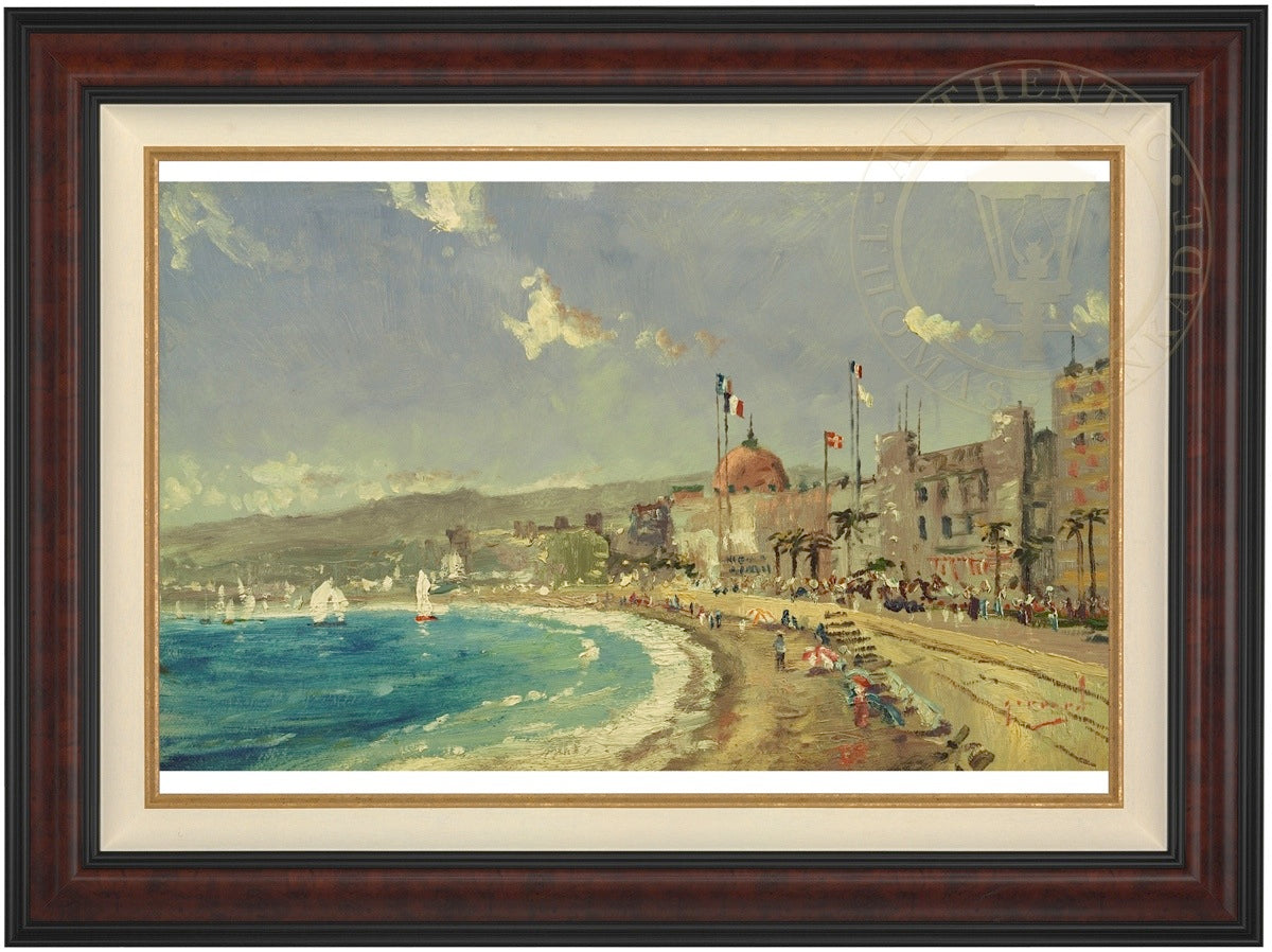 The Beach at Nice - Limited Edition Canvas