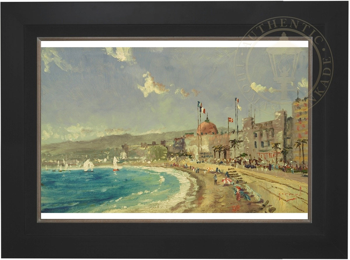 The Beach at Nice - Limited Edition Canvas