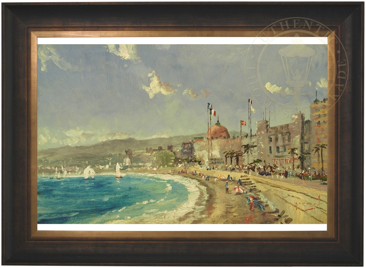 The Beach at Nice - Limited Edition Canvas