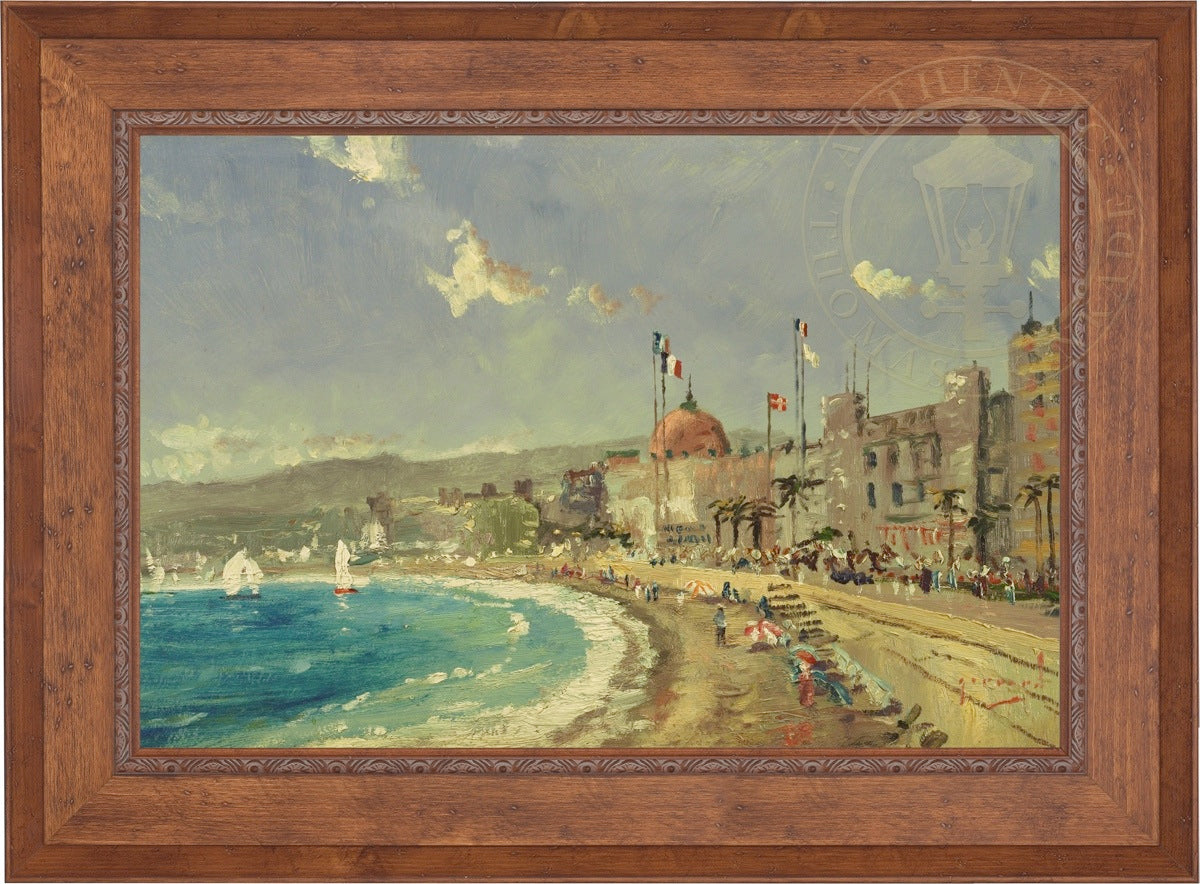 The Beach at Nice - Limited Edition Canvas