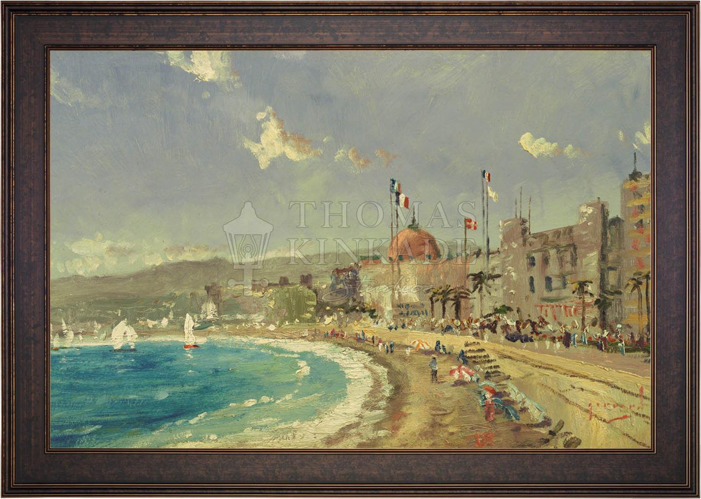 The Beach at Nice - Limited Edition Canvas