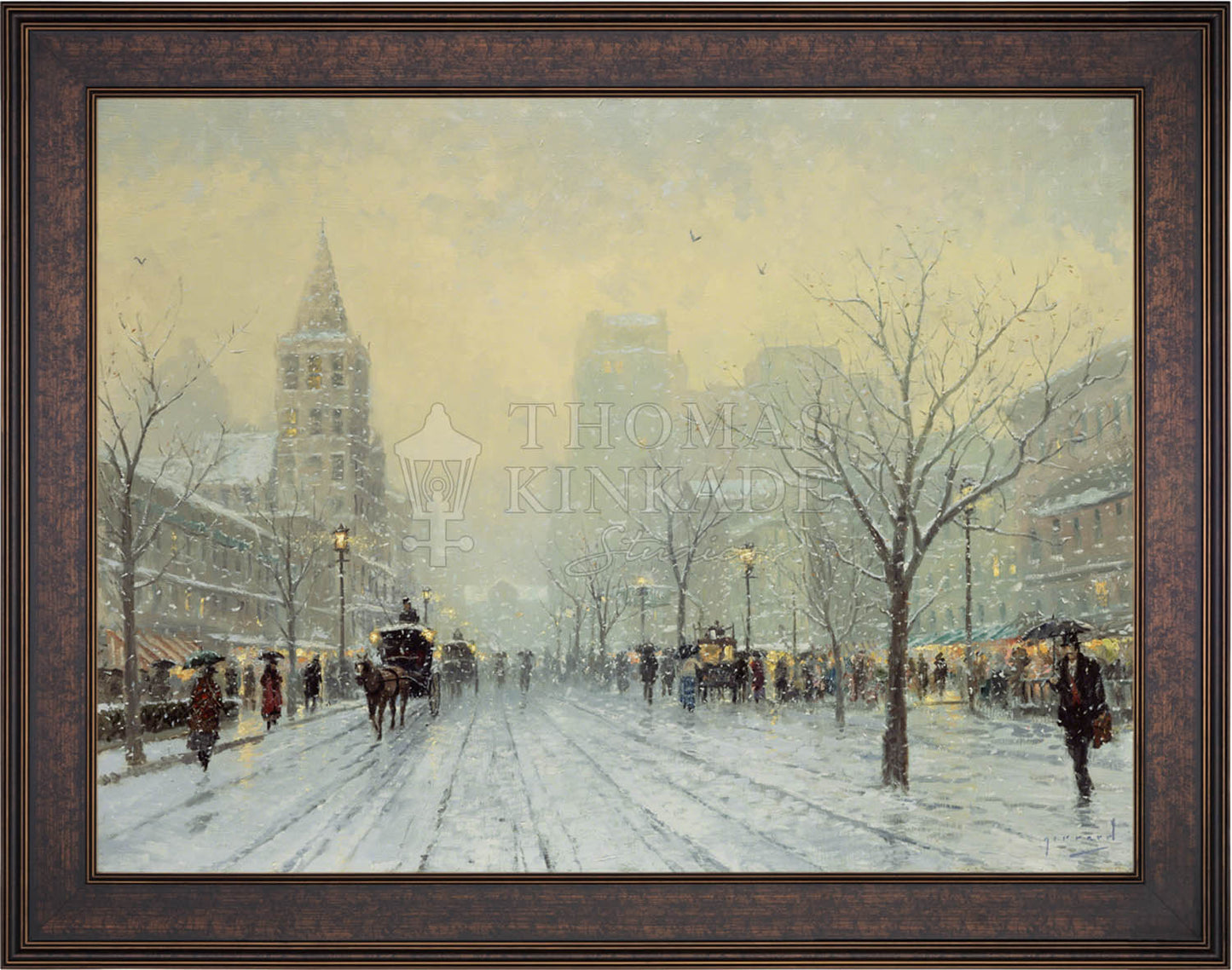 Blue Boulevard - Limited Edition Canvas