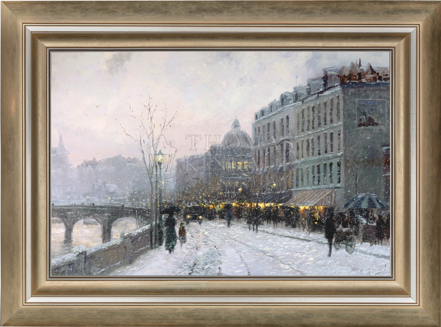 Evening on the Seine - Limited Edition Canvas