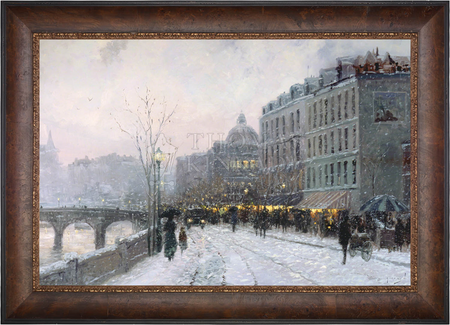 Evening on the Seine - Limited Edition Canvas